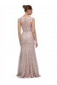 Best Lace Long Scoop Neck Mermaid Evening Prom Dress Canada