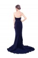 Best Stretch Crepe Low Back Sweep Train Sweetheart Mermaid Prom Dress Canada