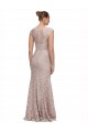 Best Lace Long Sweetheart Cap Sleeves Evening Prom Dress Canada