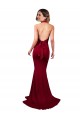 Best Spandex Open Back Long Halter Neck Mermaid Prom Dress Canada