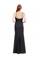 Best Stretch Crepe Low Back Long Spaghetti Straps Mermaid Prom Dress Canada