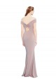 Best Stretch Crepe Long V-Neck Mermaid Prom Dresses Canada