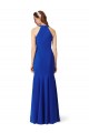 Best Stretch Crepe Long V-Neck Royal Blue Mermaid Prom Dress Canada