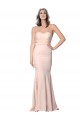 Best Stretch Crepe & Tulle Low Back Long Sweetheart Sheath Prom Dress Canada