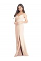 Best Stretch Crepe Long Sweetheart Trumpet Front Slit Prom Dress Canada