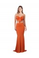 Best Spandex Long Strapless Mermaid Prom Dress Canada
