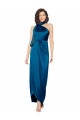 Best Silky Satin Long Halter Neck Sheath Prom Dress Canada