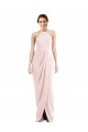 Best Stretch Crepe Long Halter Neck Trumpet Prom Dress Canada