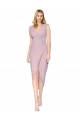 Best Soft Chiffon V-Back Cocktail Length V-Neck Primrose Mermaid High Low Prom Dress Canada