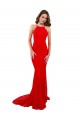 Best Lace Open Back Long High Neck Mermaid Prom Dress Canada