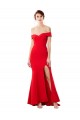 Best Stretch Crepe Long High Neck Mermaid High Slit Prom Dress Canada
