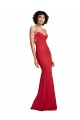 Best Stretch Crepe Long Spaghetti Straps Mermaid Prom Dresses Canada