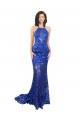 Best Lace Long High Neck Mermaid Prom Dresses Canada