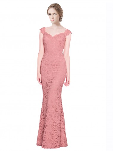 Best Lace Long Strapless Sleeveless Evening Prom Dress Canada