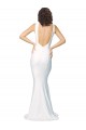 Best Stretch Crepe Long High Neck Sheath Prom Dresses Canada