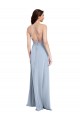 Best Stretch Crepe Criss Cross Open Back Long Halter Neck Sheath Prom Dress Canada