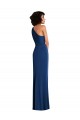 Best Spandex Long One Shoulder Sheath Prom Dress Canada
