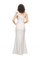 Best Stretch Crepe Long One Shoulder Ivory Sheath Prom Dress Canada