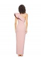 Best Stretch Crepe Long One Shoulder Mauve Sheath Prom Dress Canada
