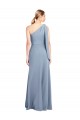 Best Stretch Crepe Long One Shoulder Sheath Prom Dress Canada