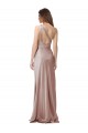 Best Stretch Satin Open Back Long One Shoulder Sheath Prom Dress Canada