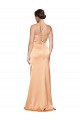 Best Stretch Satin Criss Cross Open Back Long One Shoulder Sheath Prom Dress Canada