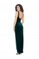 Best Stretch Velvet Low Back Long One Shoulder Sheath High Low Prom Dress Canada