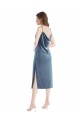 Best Stretch Velvet Long One Shoulder Sheath Prom Dress Canada