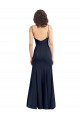 Best Stretch Crepe Low Back Long High Neck Sheath Prom Dress Canada