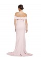 Best Stretch Crepe Sweep Train Square Neck Sheath Prom Dresses Canada