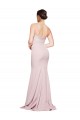 Best Stretch Crepe Low Back Sweep Train Strapless Sheath Prom Dress Canada