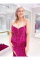 Best Velvet Sequin Sweep Train Sweetheart Sheath Evening Prom Dress Canada