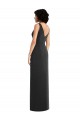 Best Spandex Long V-Neck Sheath Prom Dresses Canada