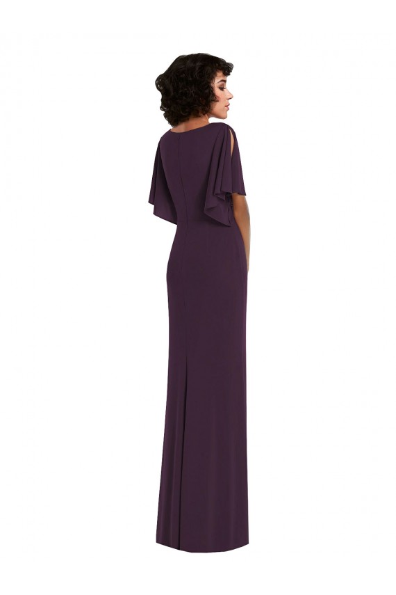 Best Spandex Long V-Neck Sheath Prom Dress Canada