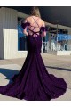 Best Velvet Sequin Court Train Spaghetti Straps Sheath Prom Dress Canada