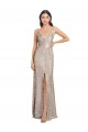 Best Sequin & Sparkling Sequin V-Back Long V-Neck Sheath Prom Dress Canada