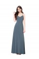Best Spandex Low Back Long V-Neck A-Line Prom Dress Canada