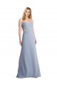 Best Stretch Crepe Open Back Long Spaghetti Straps A-Line Prom Dress Canada