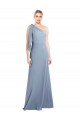 Best Stretch Crepe Long One Shoulder Sheath Prom Dress Canada