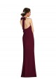 Best Stretch Crepe Open Back Long Halter Neck Trumpet Prom Dress Canada