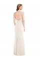 Best Stretch Crepe Long Halter Neck Trumpet Prom Dresses Canada