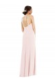 Best Stretch Crepe Low Back Long Halter Neck Trumpet Prom Dress Canada