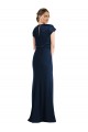 Best Stretch Crepe Keyhole Back Long Off the Shoulder Trumpet Prom Dress Canada