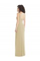Best Stretch Crepe Long Square Neck Trumpet Prom Dresses Canada