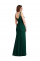 Best Stretch Crepe Long Square Neck Trumpet Prom Dress Canada