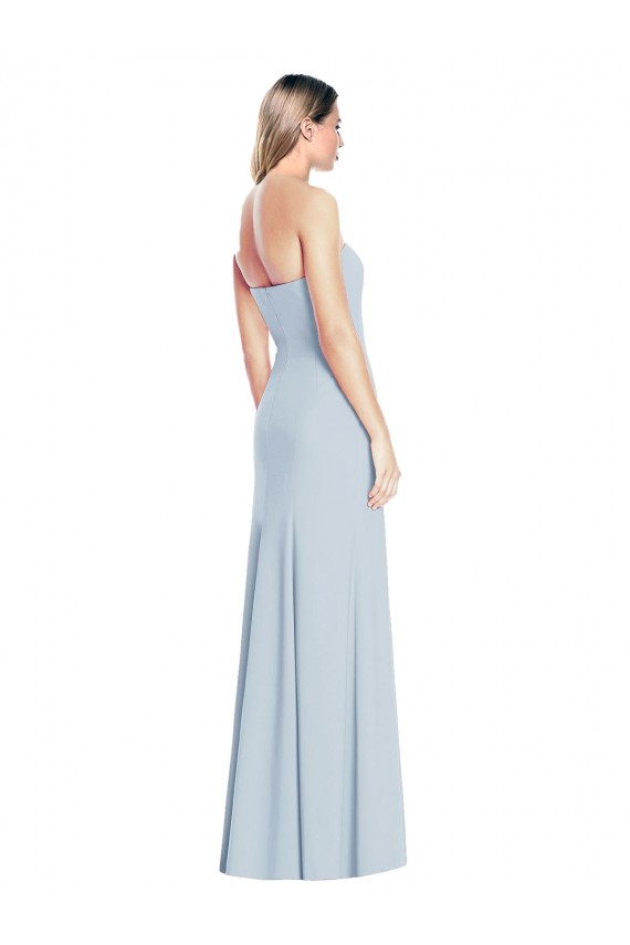 Best Stretch Crepe Low Back Long Sweetheart Trumpet Prom Dress Canada